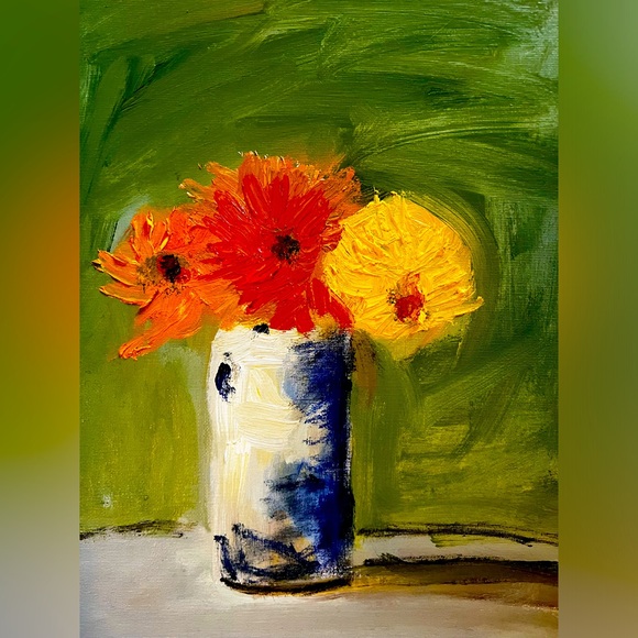 Three Autumn Flowers - Picture 1 of 2